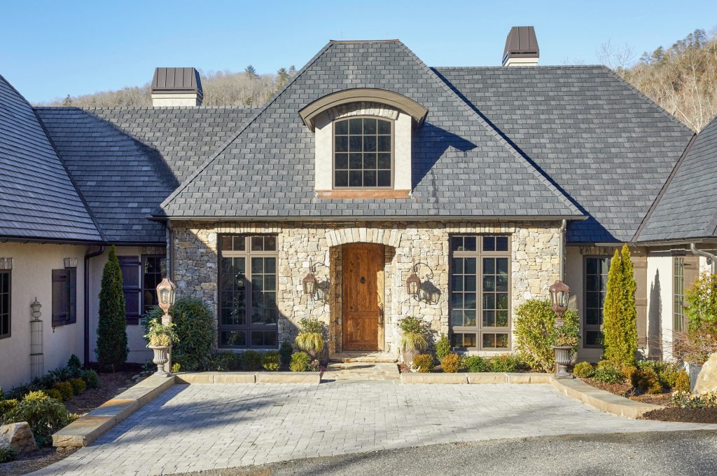 Residential property exterior façade transformation