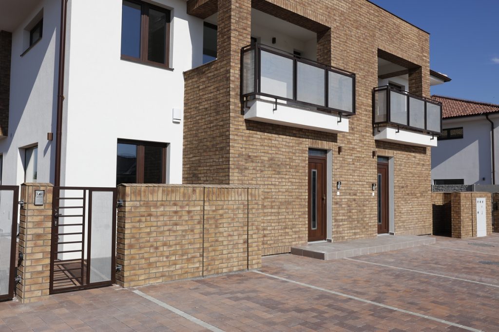 Brick Slips fixed to Exterior Facade walls