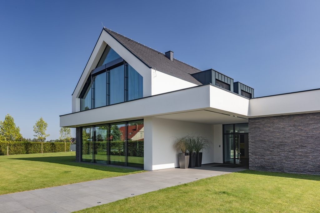 Sierra Graphite Stone Cladding – Whole Property Project in Cheshire